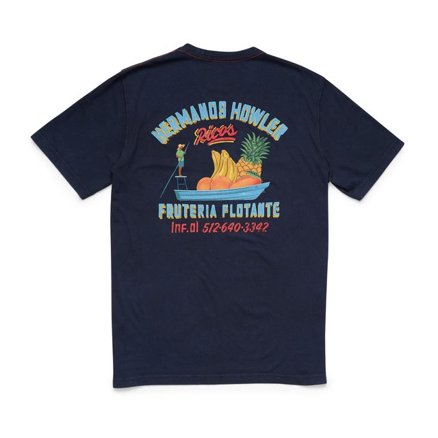 Fruteria Flotante Pocket T-Shirt- Navy